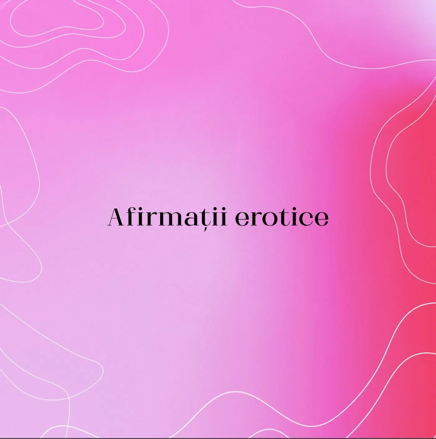 Afirmații erotice