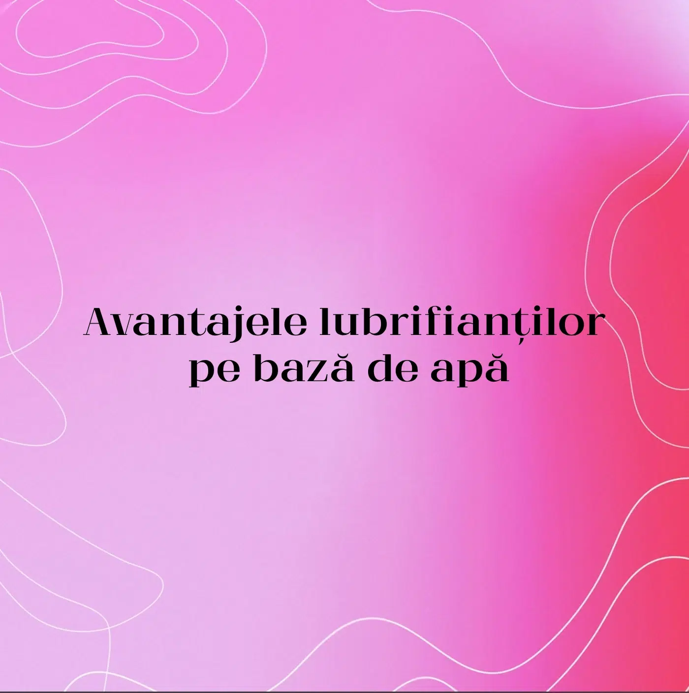 Avantajele lubrifianților pe bază de apă