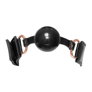 BDSM Set – Silicone Ball Gag and Handcuffs – mouth gag