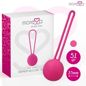 Bilă Vaginală din Silicon Roz Osian 51gr