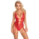 Body dama sexy Roșu Kissable