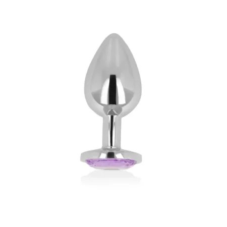 Butt Plug Diamond Metal - Violet - produs sex shop netu.ro