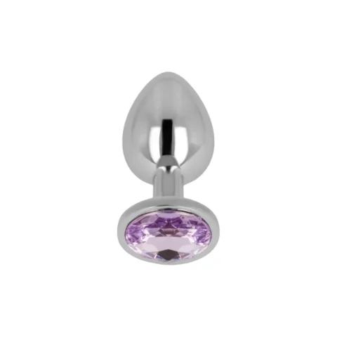 Butt Plug Diamond Metal - Violet