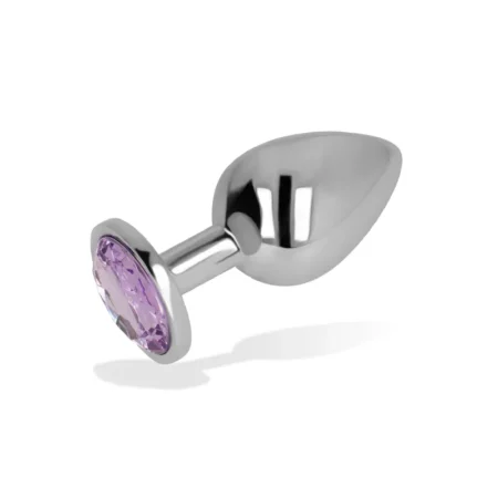 Butt Plug Diamond Metal - Violet - produs sex shop netu.ro