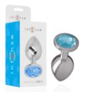 Butt Plug Metal - Diamond Albastru S