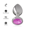 Butt Plug Metal - Diamond Jewel Roz S