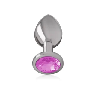 Butt Plug Metal – Diamond Jewel Pink S