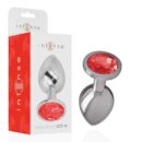 Butt Plug Metal – Diamond Rosu M