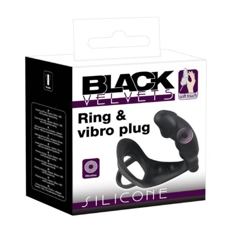 Butt Plug Vibrator Cu Inel