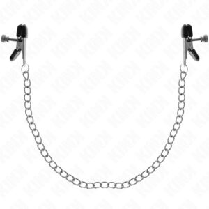 Cleme pentru Sfârcuri cu Lanț Elegant Argintiu 34 cm - 8435565946531