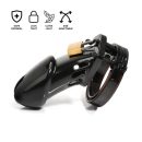 Cock cage black hard plastic large