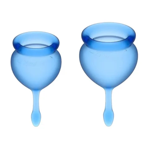 Cupe menstruale - Satisfyer Feel Good Blue