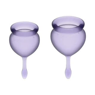 Menstrual cups – Satisfyer Feel Good Purple 1 box x 2 pcs