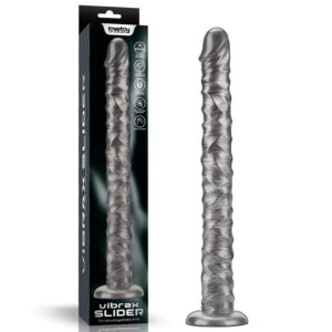 Dildo Anal cu Vibrații King Size 40,6 cm Reîncărcabil USB