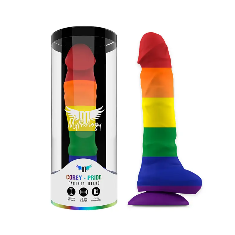Dildo Rainbow Pride LGBT 19,5 cm