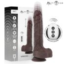 Dildo Realistic Vibrator cu Funcție Telescopică, Ventuză și Telecomandă – Intense Matt - 8435565960445