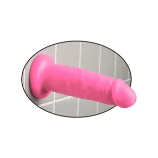 Realistic Pink Dildo with Suction Cup 15.2 cm