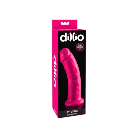 Realistic Pink Dildo with Suction Cup 21.6 cm