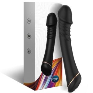 Dildo Vibrator Silicon Negru (6972377361708)