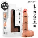 Dildo realistic din silicon cu ventuza 17.8 cm - Bruce's Intense