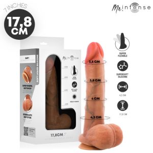 Dildo realistic din silicon cu ventuza 17.8 cm - Gary Intense