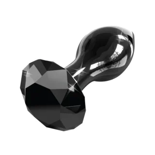 Black Glass Anal Plug – Icicles No.78