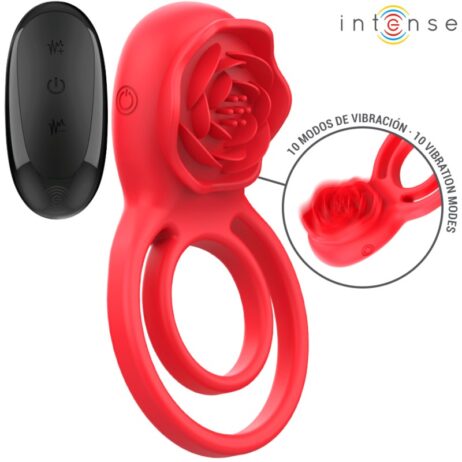 Inel Penis Vibrator Cu Telecomanda - Rose
