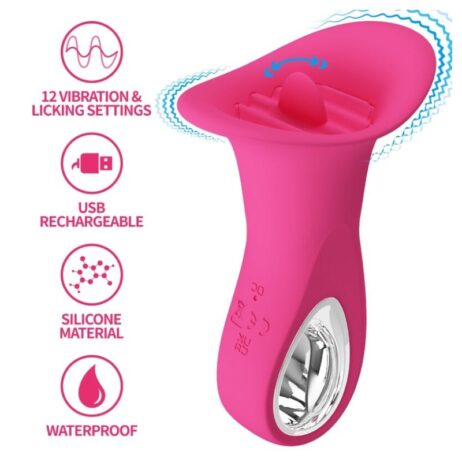 Limba Vibratoare - Vibrator Roz Oral Clyde