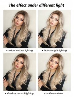 Blonde synthetic hair wig – Bianca