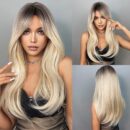 Peruca blonda din par sintetic – Bianca