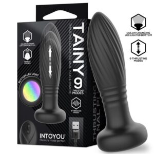 Plug Anal Vibrator cu LED și Telecomandă – INTOYOU Tainy 8436615002634