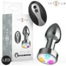 Plug Anal Vibrator din Metal cu LED și Telecomandă, S 8435565959999