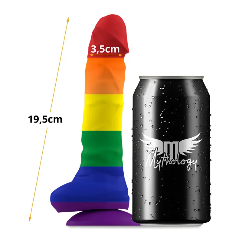 Dildo Rainbow Pride LGBT 19.5 cm