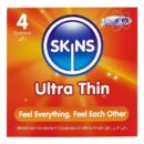 SKINS – Prezervative Ultra Subțiri Premium, 4 bucăți - 5037353000260