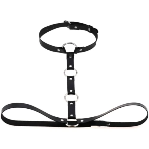 Top bondage harness PU leather Nr. 50