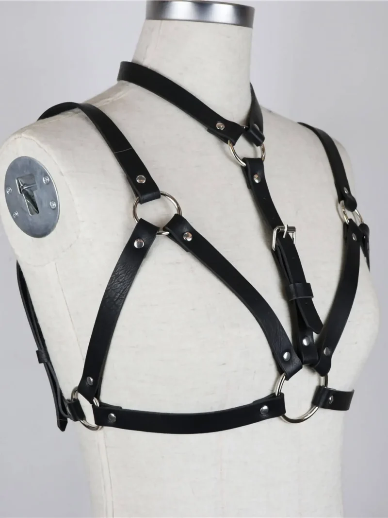 Top bondage harness PU leather Nr. 53