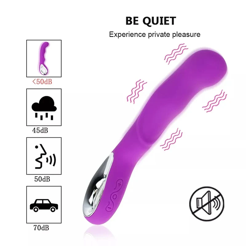 Purple G Spot Vibrator - 10 Modes