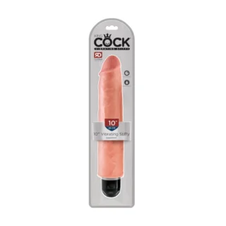 Vibrator Realistic King CocRealistic King Cock Stiffy Vibrator 25.4 cm – sexual vibratork Stiffy 25,4 cm – vibrator sexual
