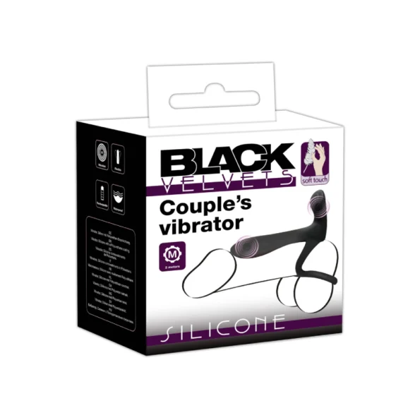 Black Velvets couple vibrator - sexual vibrator