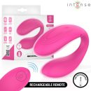 Vibrator cuplu roz cu telecomanda