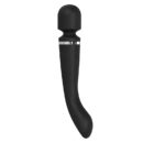 Vibrator masaj Wand Silicon, Negru (6985444551384)